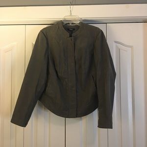 Faux suede jacket